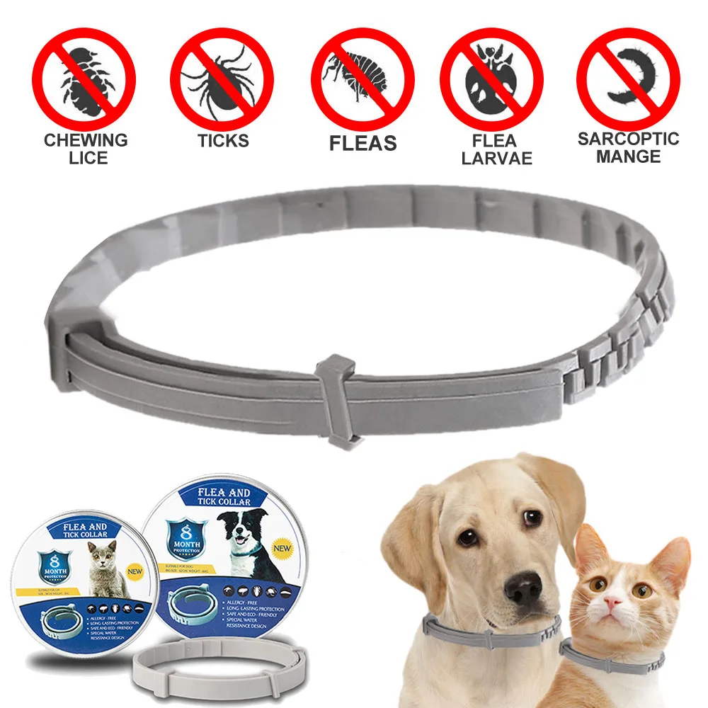 Repellent Collar Dog Flea Prevention Cat Anti Ticks Parasite Collar for ... - $11.51+