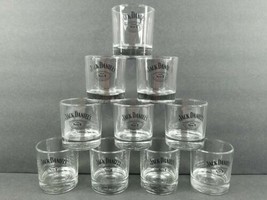 10 Jack Daniels Whiskey Old No 7 Lowball 8 Oz Round Tumbler Rocks Glasses Set - £63.04 GBP