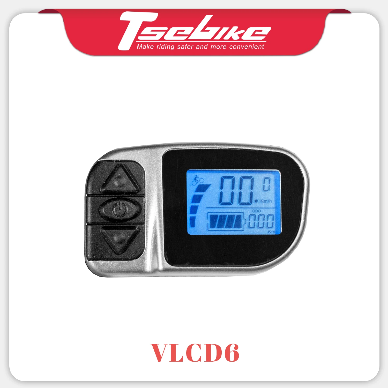 VLCD6 LCD Display For TONGSHENG EBike Mid-Drive Motor TSDZ2 Kit Electric... - £194.03 GBP