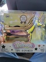 Unicorn Dispenser Office Home / Metallic Tape Included Magical Gold Edition - £6.28 GBP