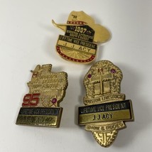 Houston Livestock Show &amp; Rodeo Pin Lot 1993-1996 Lifetime Vice President HLSR - $40.36