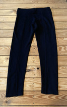 Zara Basic Women’s Button detail Skinny Pants Size L Black E10 - £12.38 GBP