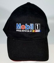 Mobil 1 Motor Oil of Nascar Adjustable Hook and Loop Scrapback Hat Cap B... - £23.26 GBP