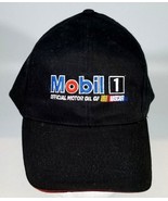 Mobil 1 Motor Oil of Nascar Adjustable Hook and Loop Scrapback Hat Cap B... - £23.35 GBP