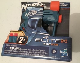 Nerf Elite 2.0 Ace SD-1 Blaster and 2 Official Nerf Elite Darts, Onboard 1-Dart - £5.42 GBP