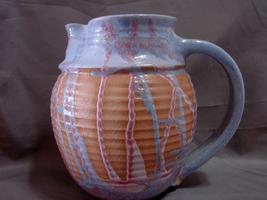 Alan &amp; Joan Grout Art Pottery Pitcher, Canadian Artists, Signed &quot;AG&quot;. - $80.00