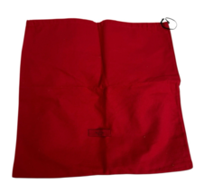 Valentino Garavani Dust Bag Red Travel Storage Drawstring Pouch 18&quot;x19&quot; - $534.97 MXN