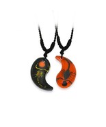 Yin Yang Scorpion Black Brown Friendship Necklace Real Insect Pendant Bl... - €11,04 EUR