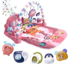 Baby Play Mat Baby Gym,Funny Play Piano Tummy Time Baby Activity Mat - £29.84 GBP