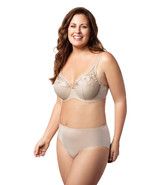 Elila 2401 Embroidered Nude Full Coverage Underwire Bra  - $60.00