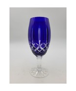 Ajka Bohemian Hand Made Cut to Clear Iced Tea Goblets 24%PbO Vtg Rare Co... - $53.03