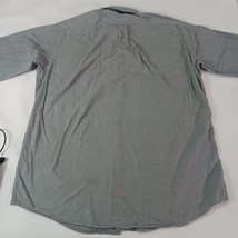 Stafford Executive Men's Gray Cotton Long Sleeve Button Up Shirt Size 17.5 image 15