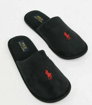 Polo Ralph Lauren Summit Scuff II Slippers Black / Pony Red (7) - $148.47