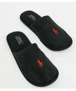 Polo Ralph Lauren Summit Scuff II Slippers Black / Pony Red (7) - $203.48 CAD