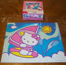 Hello Kitty Wind Surfing Children&#39;s Jigsaw Puzzle 100 Pieces - $14.85