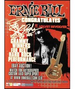 Slash Custom Ernie Ball Music Man Axis Super Sport Guitar advertisement ... - £3.32 GBP