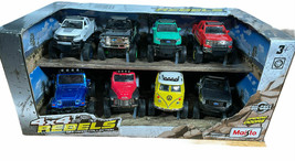 Maisto 4x4 Rebels Off Road Collection Die Cast Metal Opening Doors - £27.73 GBP