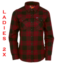 Dixxon Flannel - Tko Red Flannel Shirt - Women&#39;s 2X - £58.39 GBP
