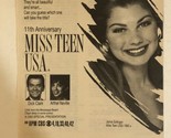 Miss Teen USA 1993 Print Ad Vintage Dick Clark TPA2 - $5.93