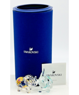 Swarovski Lovlots Asian Icons Lucky Elephants 5428004 Crystial Figurine ... - $186.99