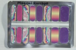 Nail Polish Strips (new) MAGICAL RAINBOW - SUMMER FUN -16 STRIPS - £8.56 GBP