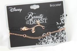 Disney Item (New) Beauty And The Beast Bracelet Set - Adj - £14.46 GBP