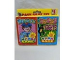 Vintage 2 Pack Game Set Hearts And Crazy Eights - $21.37