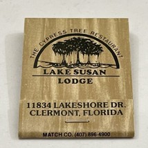 Matchbook Cover  Cypress Tree Restaurant at Lake Susan Lodge  Clearmont, FL  gmg - £9.72 GBP