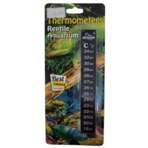 Mclanzoo Adhesive Reptile Aquarium Terrarium Thermometer - £3.18 GBP