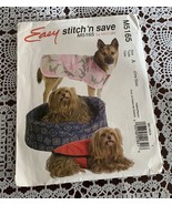 McCalls M5165 Easy Stitch Save Dog Bed Jacket Pattern One Size Brand New... - £7.18 GBP