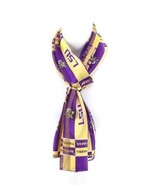 *Louisiana State LSU Tigers 13-by-56 inch Purple and Gold Ladies Scarf NEW - $183.01 MXN