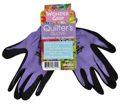 Wonder Grip Quilters Gloves Assorted Colors Small - £8.57 GBP