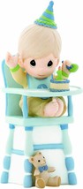 Precious Moments Baby Boy in Highchair Hip Hip Hooray You're One Year Old Today - $79.19