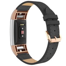 Leather Band Compatible With Fitbit Charge 2 Only, Genuine Leather Wristband Str - £15.73 GBP