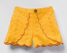 Matilda Jane Enchanted Garden Ramona Yellow Tulip Front Embroidered Shor... - $40.15 CAD