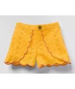 Matilda Jane Enchanted Garden Ramona Yellow Tulip Front Embroidered Shor... - $40.15 CAD
