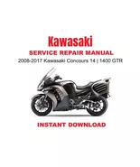 2008-2017 Kawasaki Concours 14 | 1400 GTR | ABS Service Repair Manual - $10.00