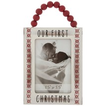 Our First Christmas Picture Frame Ornament 2.5 in x 3.5 in - £12.61 GBP