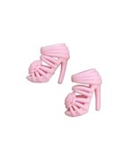 Barbie Doll Pink Sandal High Heel Shoes - $5.39