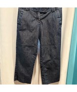 Express Editor Denim Cropped Pants - $24.44 CAD