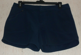 New Womens Royal Robbins Standard Fit Dark Blue Shorts Size 12 - £27.61 GBP