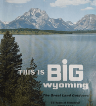 Vintage 1960s This is Big Wyoming Advertisement Travel Vacation Guide Ma... - £10.35 GBP
