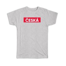 Ceska Czech Republic : Gift T-Shirt Prague Eastern Europe Patriotic Art Print De - £14.15 GBP
