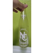 Rare Vintage Antique Soda Pop Glass Bottle NC Nebraska City Beverages Ki... - £23.11 GBP