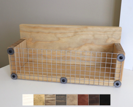 Wood Box Shelf, 12 Inch, Choice of Color, Rustic Wood Shelf - £30.84 GBP