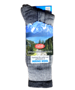 Men&#39;s Merino Wool Medium Paddding Boot Socks single (Size 10-13, Shoe si... - $12.95