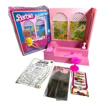 Vintage 1982 Barbie Bubble Bath 5280 1981 Box USA Made Trellis Garden SEE PHOTOS - £88.28 GBP