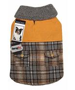 Zack &amp; Zoey ThermaPet Plaid Duck Coat, Medium, Brown - $39.80+