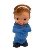 Combex England Squeeze Toy Rubber Girl Sailor Squeak Doll in Blue - $23.92 CAD