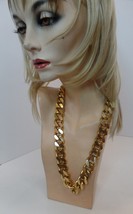 Unbranded Thick Gold Chunky Chain 20&quot; Long by 1&quot; Thick Heavy - £23.74 GBP